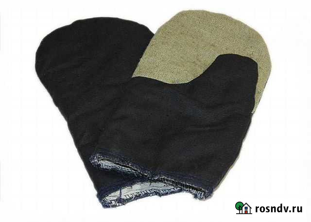 Рукавицы утепленные с брезен наладонником иск мех Белово - изображение 1