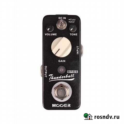 Мини-педаль басовый овердрайв Mooer Thunderball Иркутск - изображение 1