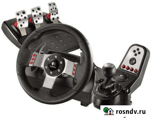 Logitech g27 в хорошем состоянии Красноярск - изображение 1
