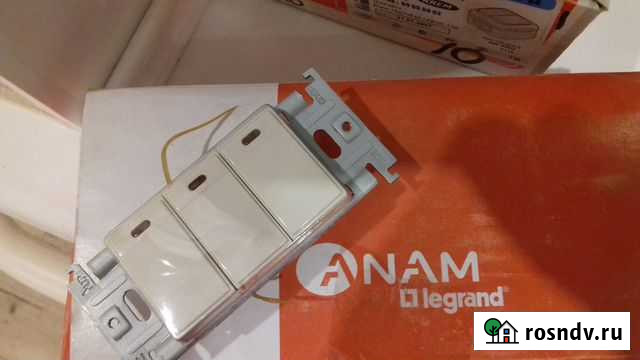 Выключатель Anam 3-х клавишный Брянск - изображение 1