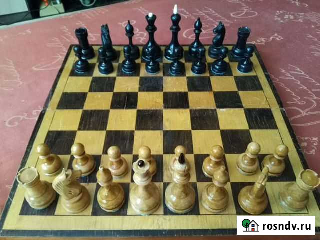 Шахматы турнирные большие утяжелители СССР,доска 4 Ялта - изображение 1