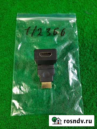 Переходник hdmi - hdmi со сменой положения 1/2366 Ярославль - изображение 1