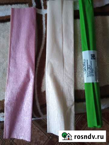 Бумага крепированная для поделок Кемерово - изображение 1