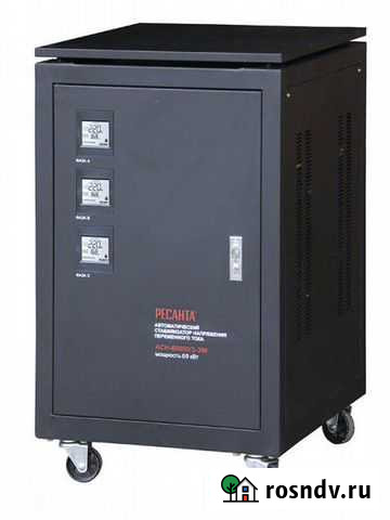 Стабилизатор напряжения ресанта асн-60000/3-эм Тюмень - изображение 1