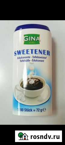 Сахарозаменитель Gina 1200 шт 72 г Мурманск - изображение 1