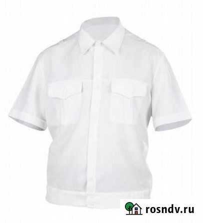 Рубашка белая короткий рукав полиция Коломна - изображение 1