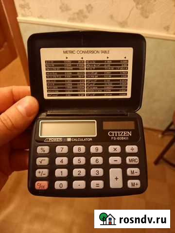 Калькулятор Citizen FS-60BKll Череповец - изображение 1