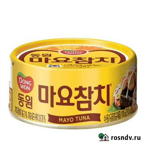 Тунец консервированный с майонезом Dongwon, 100 г Москва - изображение 1