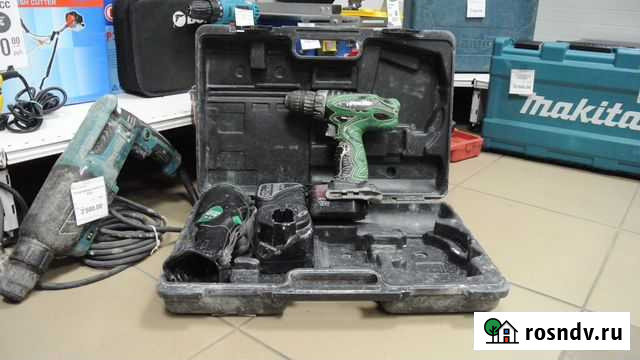 Шуруповёрт hitachi DS 12DVF3(Т7194-2) Красноярск - изображение 1