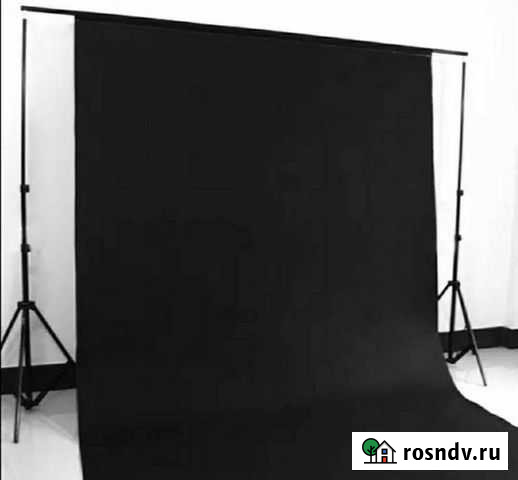 Фотостойка П-образная с чёрным фотофоном Краснодар - изображение 1