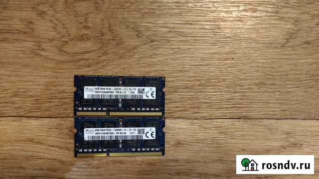 Hynix DDR3L 8GB 1600mhz 1.35\1.5v 2шт 16GB kit Ульяновск - изображение 1