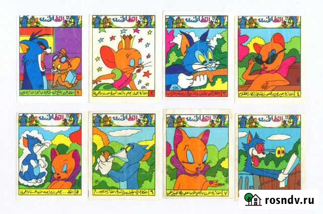 Вкладыши Tom and Jerry. Полный набор Москва - изображение 1