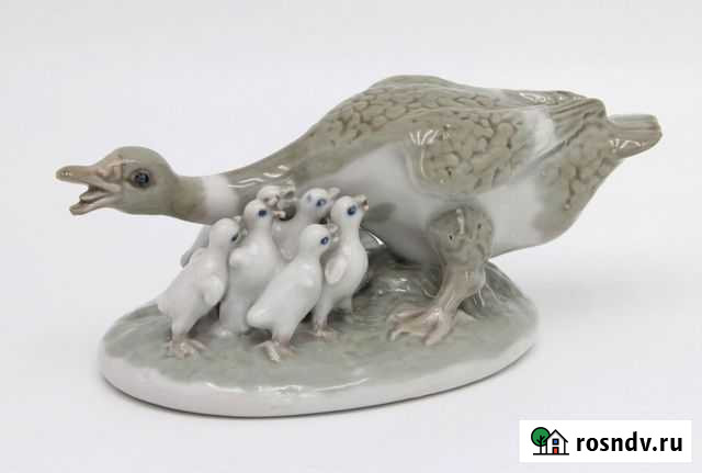 Скульптура Гусиный переполох. С подписью Сотникова Москва - изображение 1