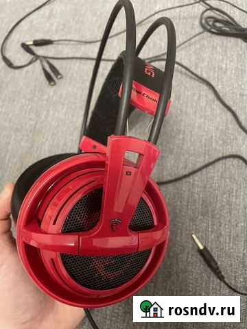 Игровые наушники Steelseries Siberia v2 Msi editio Симферополь - изображение 1
