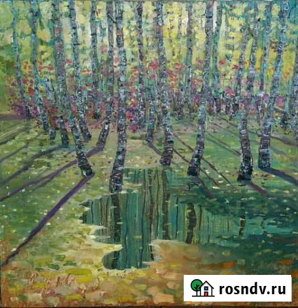 Картина, холст, масло Благовещенск - изображение 1