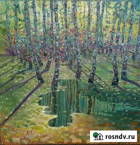 Картина, холст, масло Благовещенск - изображение 1