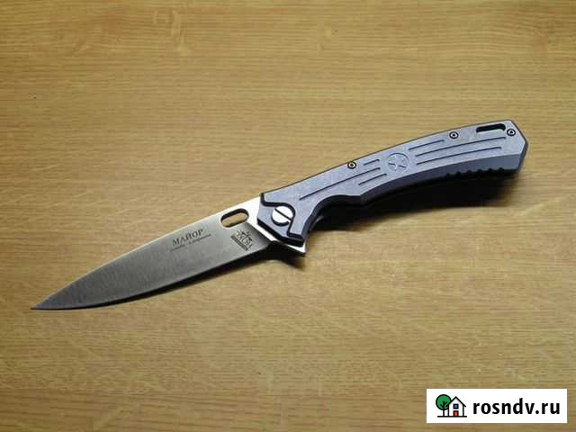 Нож Майор (Нокс 328-150506) Сталь S35VN Титан Москва - изображение 1