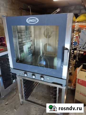 Печь конвекционная Unox + подставка 2017г Москва - изображение 1
