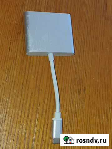 Адаптер USB type C 3 в 1 Hdmi Улан-Удэ - изображение 1