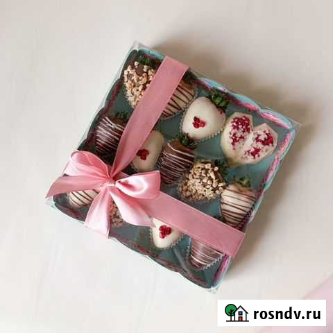 Лучшие клубничные букеты/100 свежее/доставка Красноярск - изображение 1