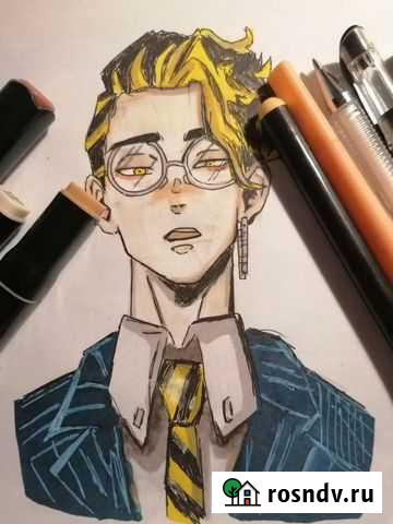 Аниме рисунки на заказ Челябинск - изображение 1