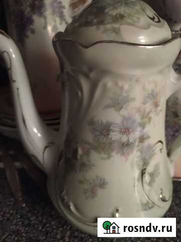Старинный большой кофейник Лимож Реутов - изображение 1