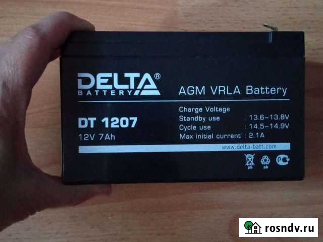 Блок питания-Аккумулятор гелевый 2.1а 12в Екатеринбург - изображение 1