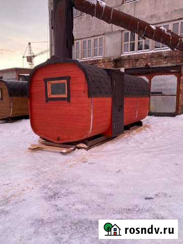 Баня бочка квадро 5 метров Горно-Алтайск - изображение 1