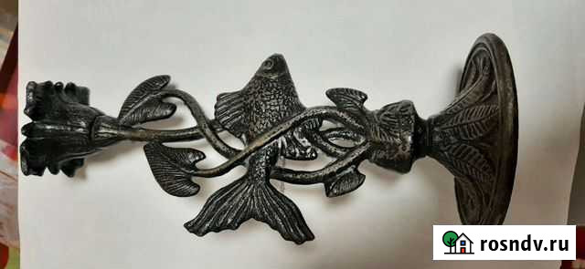 Каслинское литье подсвечник Аквариум -Рыбка Екатеринбург - изображение 1