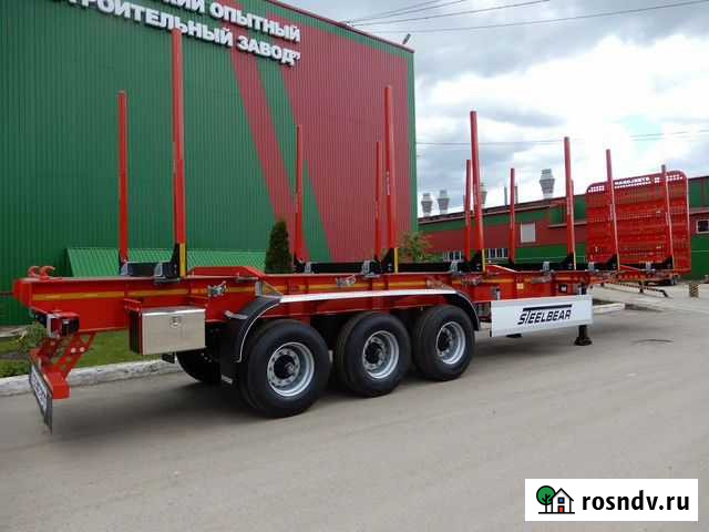 Полуприцеп лесовоз (сортиментовоз) Steelbear PT-24L, 2022 Вологда - изображение 1