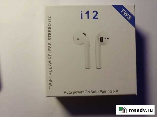 Беспроводные наушники tws i12 Саранск - изображение 1