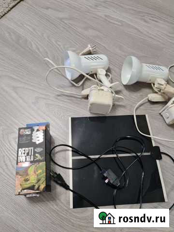 Уф лампа для рептилий, коврик для подогрева террар Санкт-Петербург - изображение 1