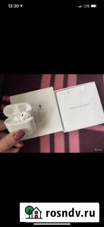 Беспроводные наушники apple airpods оригинал Москва - изображение 1
