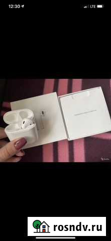 Беспроводные наушники apple airpods оригинал Москва - изображение 1