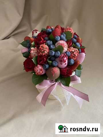Букет из клубники на 14 февраля Вологда - изображение 1