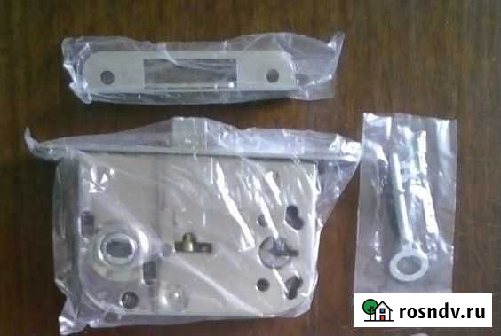 Замок врезной edson (хром) и пружина Челябинск - изображение 1