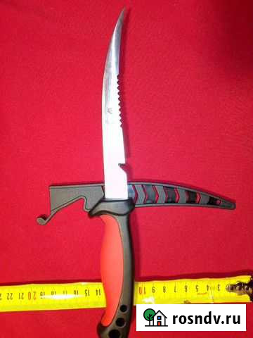 Нож-2 рыбаков, филейный, в ножнах новый Белгород - изображение 1
