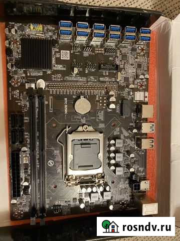 Материнская плата для майнинга на 12 карт b250 Саратов - изображение 1