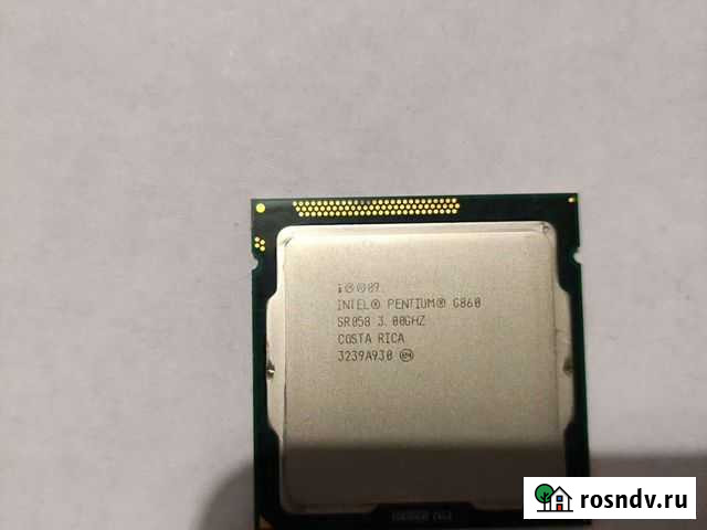 Процессор Intel Pentium G860 s1155 2*3Ghz Старый Оскол - изображение 1