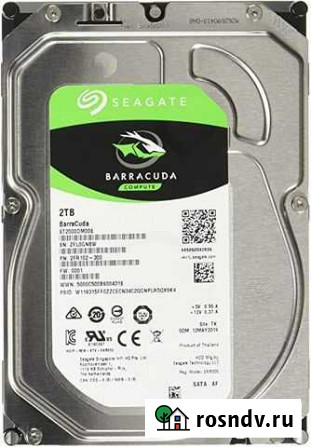 2 тб Жесткий диск Seagate BarraCuda (ST2000DM008) Чита - изображение 1