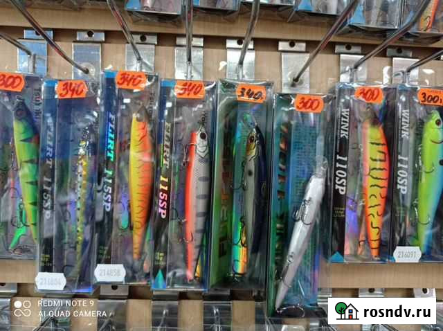 Воблер для рыбалки Tsu Yoki Flirt-115SP на выбор Нижний Новгород - изображение 1