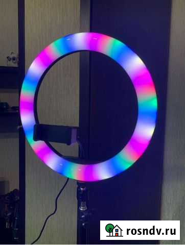 Кольцевая лампа со штативом RGB Таганрог - изображение 1