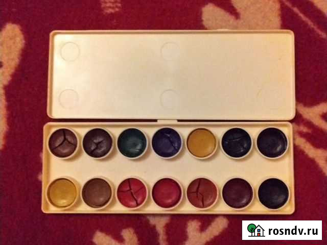 Краски акварельные СССР Ковров - изображение 1