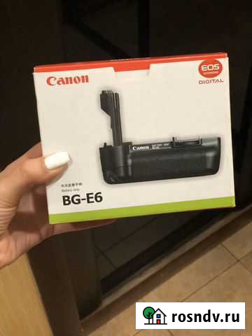 Батарейная ручка Canon BG-E6 Краснодар - изображение 1