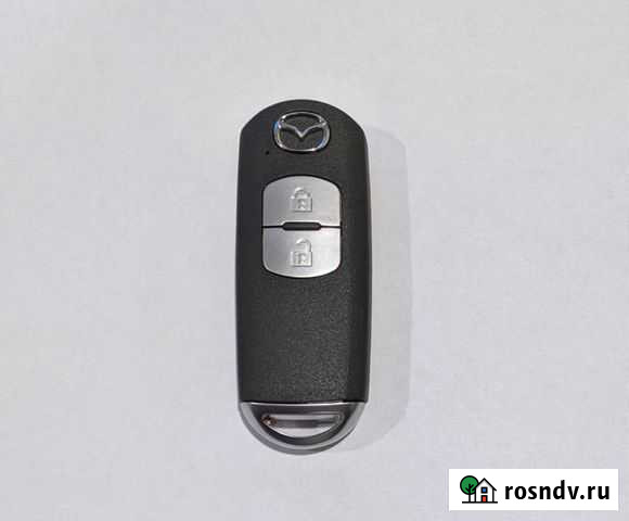 Ключ зажигания Mazda (2 кнопки). Новый Кемерово - изображение 1
