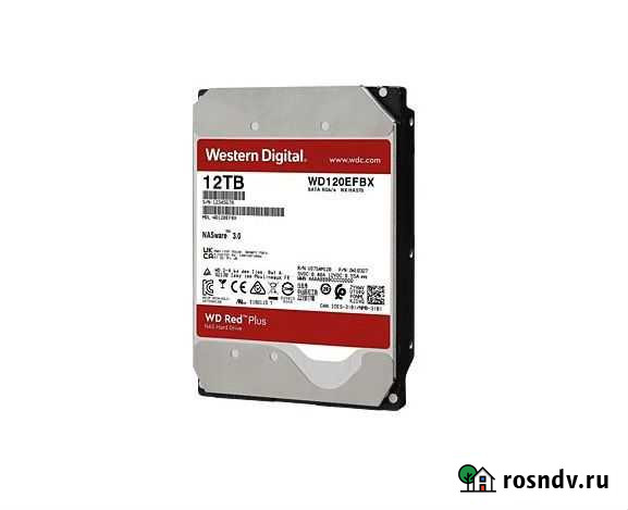 Жесткий диск HDD 12TB WD Red Plus Новый Астрахань - изображение 1