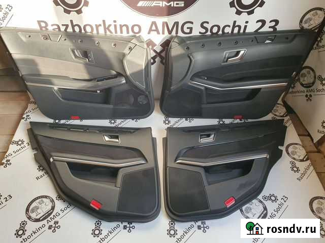 Обшивки дверей комплект для Mercedes W212 Сочи - изображение 1