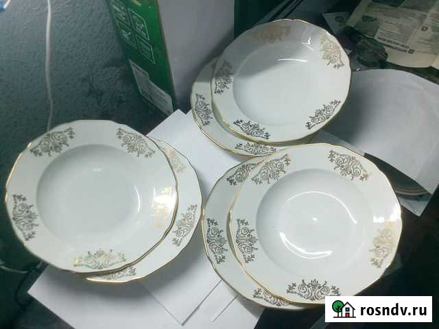 Тарелки. Богемия Чехословакия Фарфор. В наличии 3ш Калач-на-Дону - изображение 1