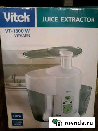 Соковыжималка vitek VT-1600 Тольятти - изображение 1