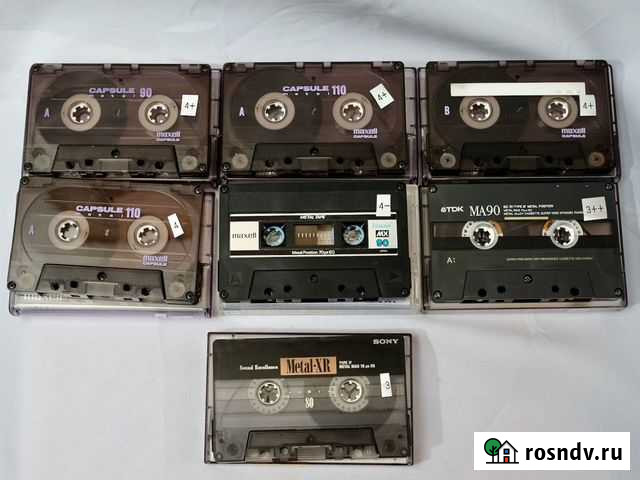 Аудиокассеты б/у (метал, хром, нормал) Ростов-на-Дону - изображение 1